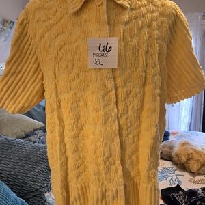 Yellow Button Down Shirt